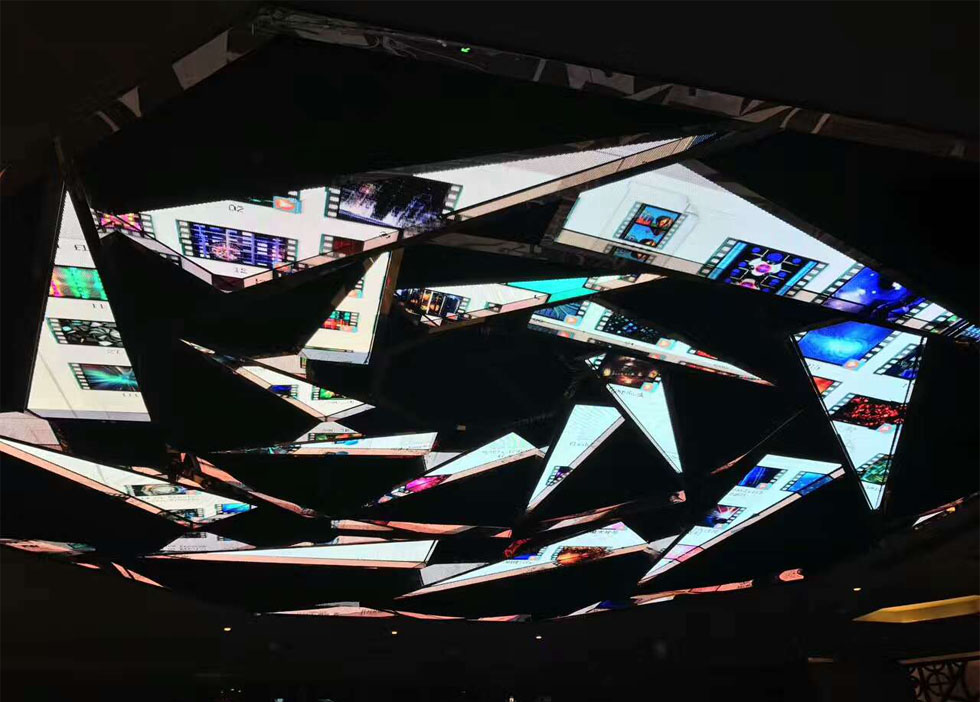 Triangle screen of Zhejiang International Film and Television Center